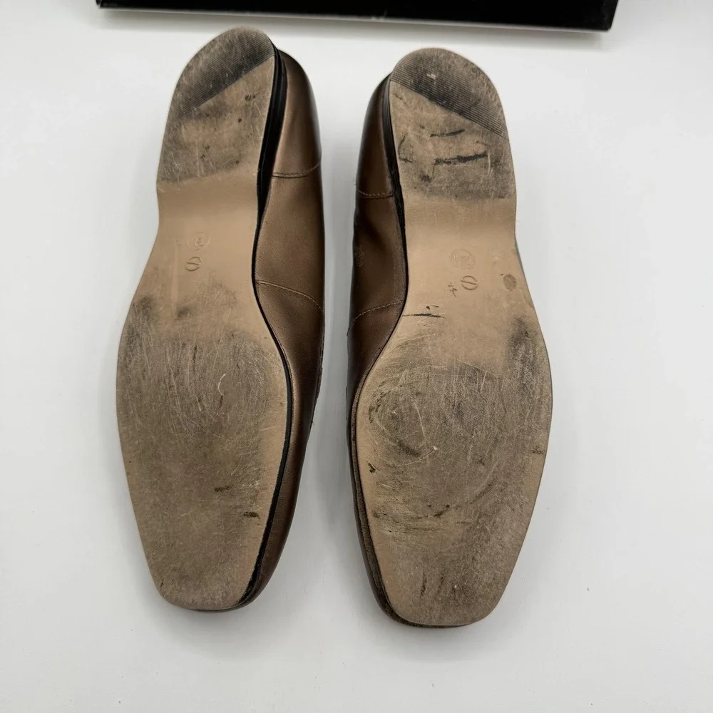 Capezio‎ Shoes Womens Size 7.5 Bronze Jenny Slip On Loafer Flats Comfort
